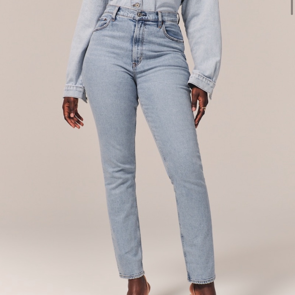 Curve love ultra high rise 90’s straight jeans